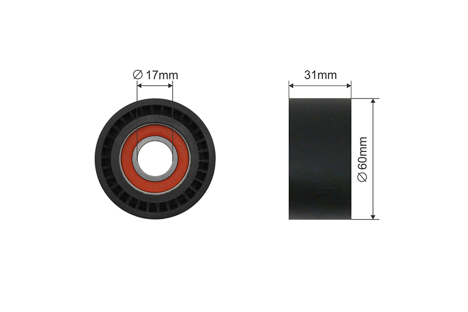 NTY PULLEY IDLER V-BELT RNK-PL-014